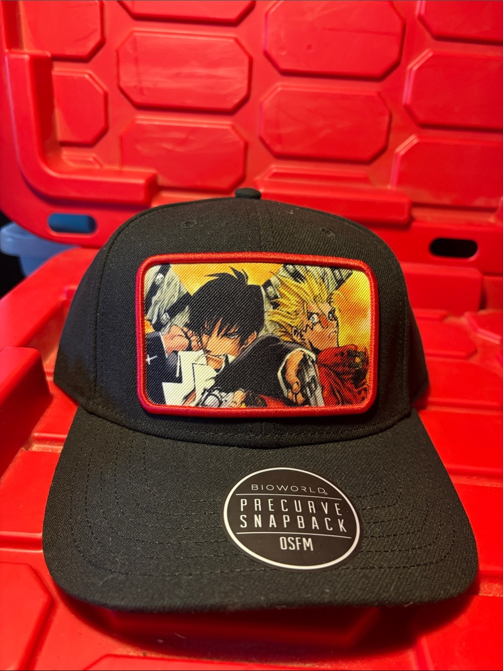 NWT Trigun Bioworld Series Magazine w/Illustrated Patch SnapBack Hat Cap Anime